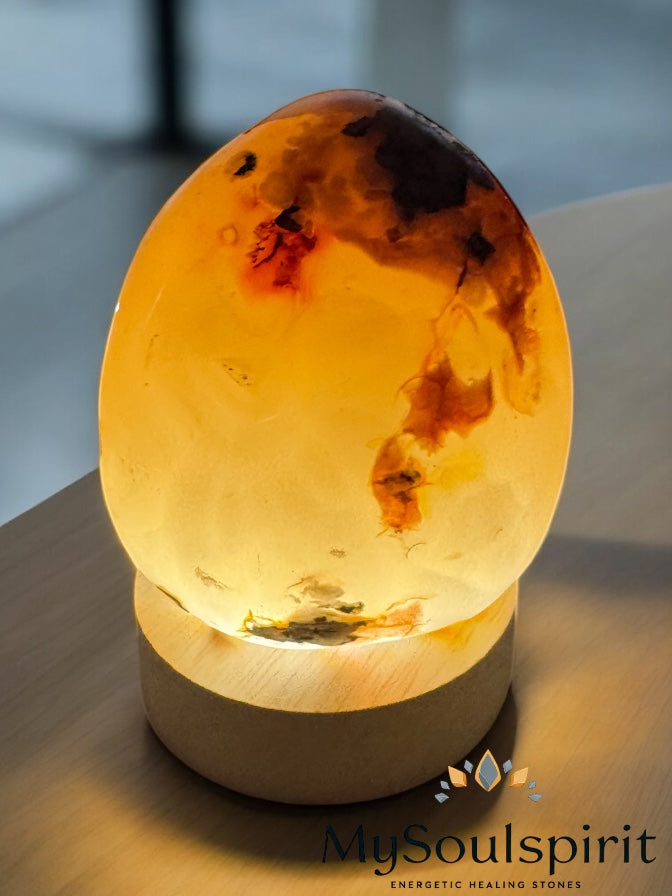 Cherry Blossom Chalcedony Free Form 9.3 cm