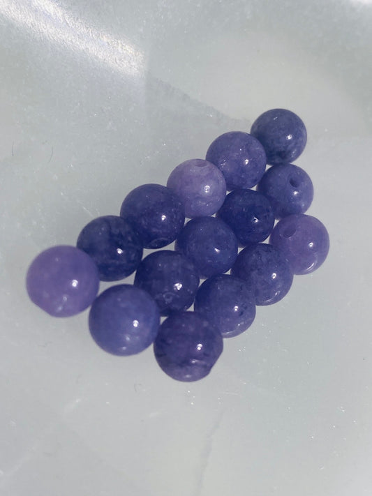 ANHYDRIT Perlen 6 mm - 10 Stück