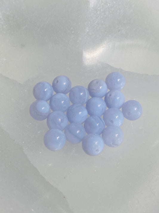 CHALCEDON Perlen 6 mm - 10 Stück