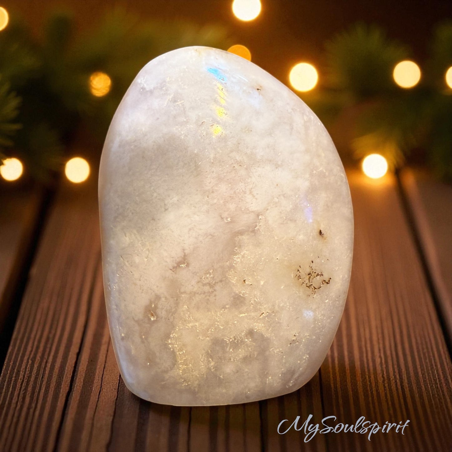 Kirschblüten Chalcedon freie Form 7,8 cm / 295 Gramm