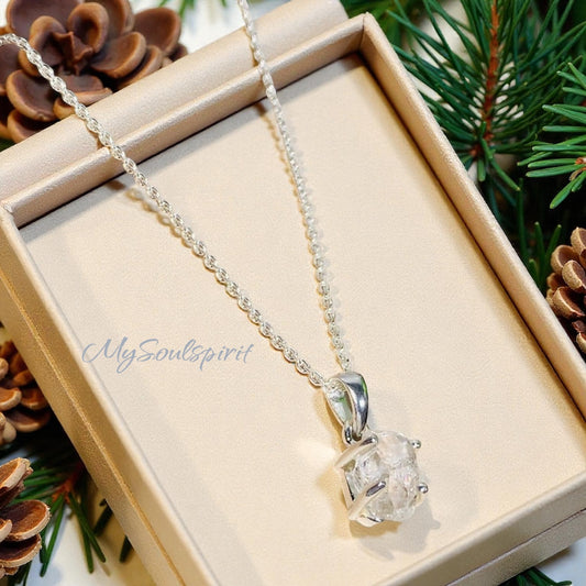 HERKIMER Rohdiamant als Kettenanhänger