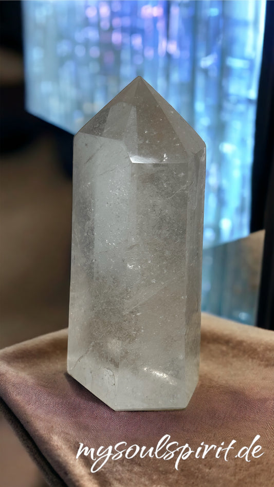 Bergkristall Turm 12,7 cm / 578 Gramm (Unikat)
