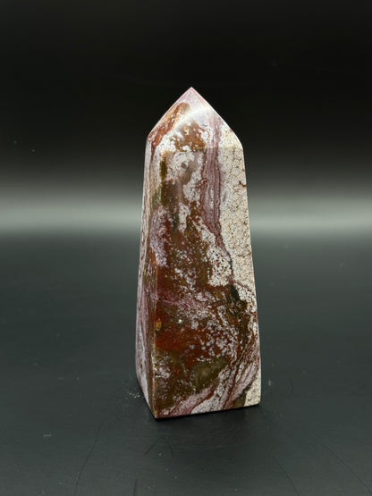 Ozean Jaspis Obelisk 10 cm 212 Gramm